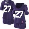 [BCA DRESS] RICE Baltimore #27 Womens Football Jersey - Ray Rice Womens Football Jersey (Purple)_Free Shipping