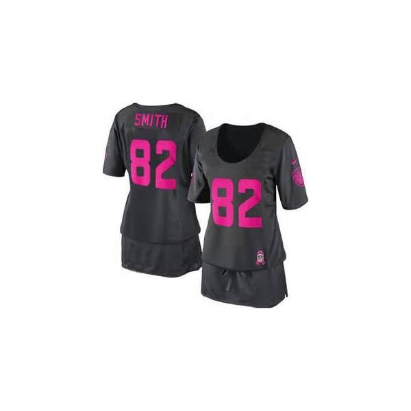 [BCA DRESS] SMITH Baltimore #82 Womens Football Jersey - Torrey Smith Womens Football Jersey (Grey)_Free Shipping