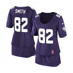 [BCA DRESS] SMITH Baltimore #82 Womens Football Jersey - Torrey Smith Womens Football Jersey (Purple)_Free Shipping