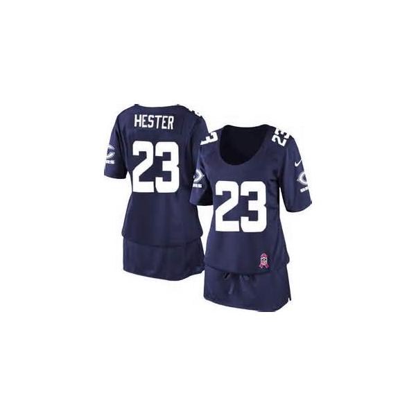 [BCA DRESS] HESTER Chicago #23 Womens Football Jersey - Devin Hester Womens Football Jersey (Blue)_Free Shipping