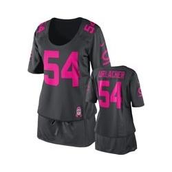 [BCA DRESS] URLACHER Chicago #54 Womens Football Jersey - Brian Urlacher Womens Football Jersey (Grey)_Free Shipping