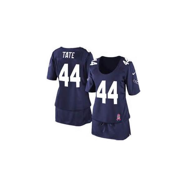 [BCA DRESS] TATE Houston #44 Womens Football Jersey - Ben Tate Womens Football Jersey (Blue)_Free Shipping