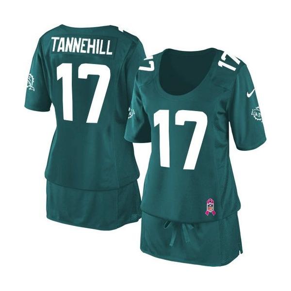 [BCA DRESS] TANNEHILL Miami #17 Womens Football Jersey - Ryan Tannehill Womens Football Jersey (Green)_Free Shipping