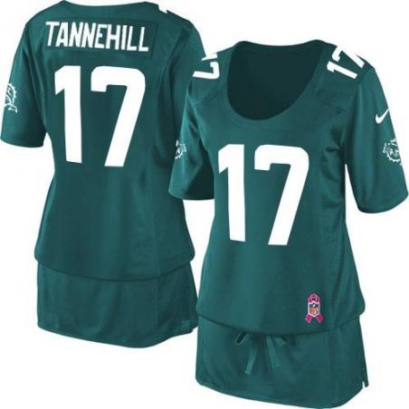 [BCA DRESS] TANNEHILL Miami #17 Womens Football Jersey - Ryan Tannehill Womens Football Jersey (Green)_Free Shipping