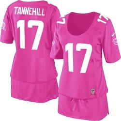 [BCA DRESS] TANNEHILL Miami #17 Womens Football Jersey - Ryan Tannehill Womens Football Jersey (Pink)_Free Shipping