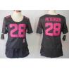 [BCA DRESS] PETERSON Minnesota #28 Womens Football Jersey - Adrian Peterson Womens Football Jersey (Grey)_Free Shipping