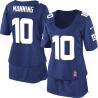 [BCA DRESS] MANNING NY-Giant #10 Womens Football Jersey - Eli Manning Womens Football Jersey (Blue)_Free Shipping