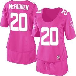 [BCA DRESS] MCFADDEN Oakland #20 Womens Football Jersey - Darren McFadden Womens Football Jersey (Pink)_Free Shipping