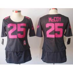 [BCA DRESS] MCCOY Philadelphia #25 Womens Football Jersey - Lesean McCoy Womens Football Jersey (Grey)_Free Shipping