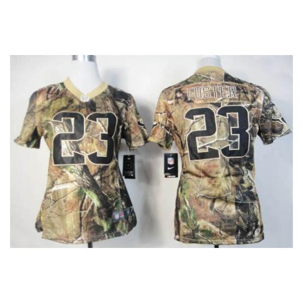 [Camo] FOSTER Houston #23 Womens Football Jersey - Arian Foster Womens Football Jersey_Free Shipping