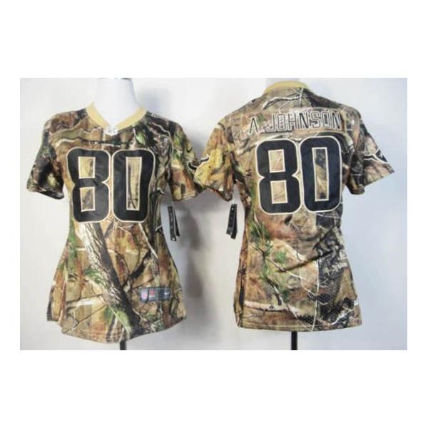 [Camo] JOHNSON Houston #80 Womens Football Jersey - Andre Johnson Womens Football Jersey_Free Shipping