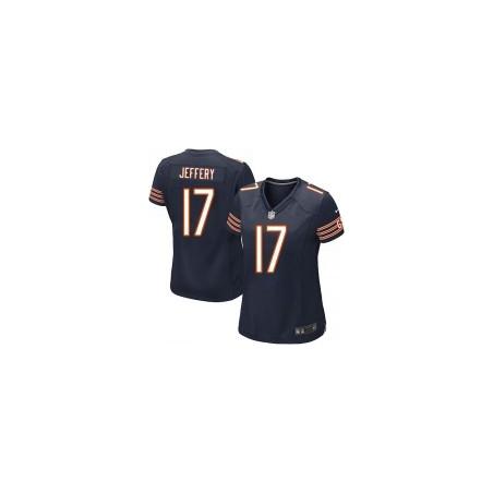 [Game] JEFFERY Chicago #17 Womens Football Jersey - Alshon Jeffery Womens Football Jersey (Blue)_Free Shipping