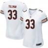 [Game] TILLMAN Chicago #33 Womens Football Jersey - Charles Tillman Womens Football Jersey (White)_Free Shipping