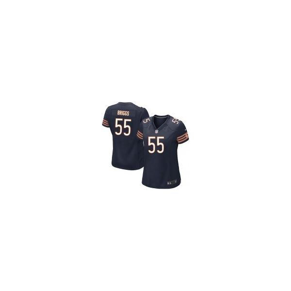 [Game] BRIGGS Chicago #55 Womens Football Jersey - Lance Briggs Womens Football Jersey (Blue)_Free Shipping