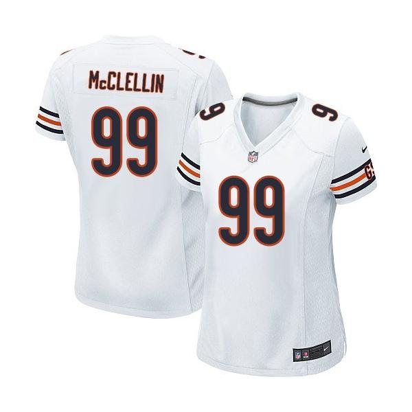 [Game] MCCLELLIN Chicago #99 Womens Football Jersey - Shea McClellin Womens Football Jersey (White)_Free Shipping