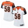 [Game] MAUALUGA Cincinnati #58 Womens Football Jersey - Rey Maualuga Womens Football Jersey (White)_Free Shipping