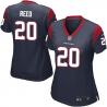 [Game] REED Houston #20 Womens Football Jersey - Ed Reed Womens Football Jersey (Blue)_Free Shipping