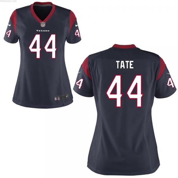 [Game] TATE Houston #44 Womens Football Jersey - Ben Tate Womens Football Jersey (Blue)_Free Shipping