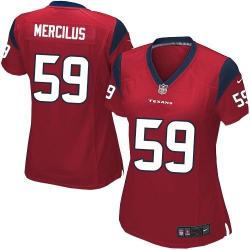 [Game] MERCILUS Houston #59 Womens Football Jersey - Whitney Mercilus Womens Football Jersey (Red)_Free Shipping