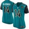 [Game] BLACKMON Jacksonville #14 Womens Football Jersey - Justin Blackmon Womens Football Jersey (Green, NEW)_Free Shipping