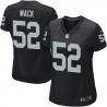 [Game] MACK Oakland #52 Womens Football Jersey - Khalil Mack Womens Football Jersey (Black)_Free Shipping