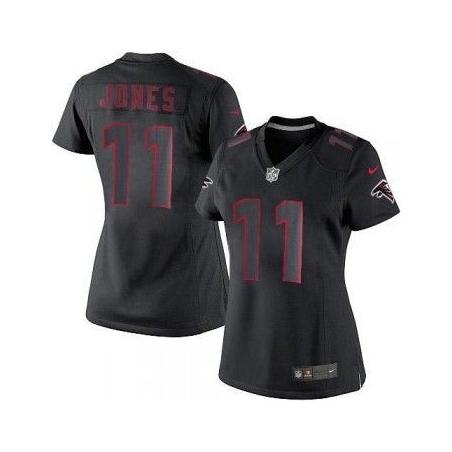 [Impact Limited] JONES Atlanta #11 Womens Football Jersey - Julio Jones Womens Football Jersey_Free Shipping