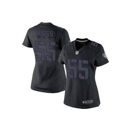 [Impact Limited] SUGGS Baltimore #55 Womens Football Jersey - Terrell Suggs Womens Football Jersey_Free Shipping