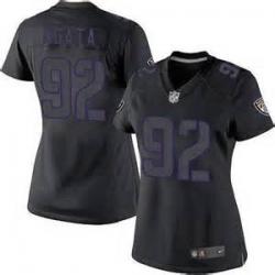 [Impact Limited] NGATA Baltimore #92 Womens Football Jersey - Haloti Ngata Womens Football Jersey_Free Shipping