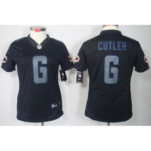 [Impact Limited] CUTLER Chicago #6 Womens Football Jersey - Jay Cutler Womens Football Jersey_Free Shipping