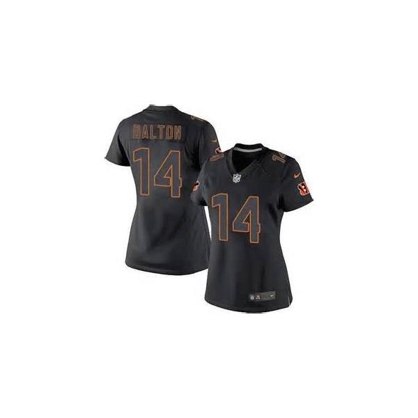 [Impact Limited] DALTON Cincinnati #14 Womens Football Jersey - Andy Dalton Womens Football Jersey_Free Shipping