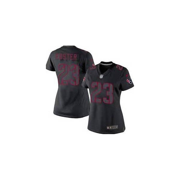 [Impact Limited] FOSTER Houston #23 Womens Football Jersey - Arian Foster Womens Football Jersey_Free Shipping