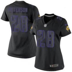 [Impact Limited] PETERSON Minnesota #28 Womens Football Jersey - Adrian Peterson Womens Football Jersey_Free Shipping