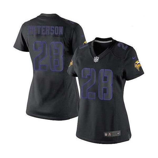 [Impact Limited] PETERSON Minnesota #28 Womens Football Jersey - Adrian Peterson Womens Football Jersey_Free Shipping