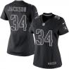 [Impact Limited] JACKSON Oakland #34 Womens Football Jersey - Bo Jackson Womens Football Jersey_Free Shipping