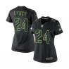 [Impact Limited] LYNCH Seattle #24 Womens Football Jersey - Marshawn Lynch Womens Football Jersey_Free Shipping