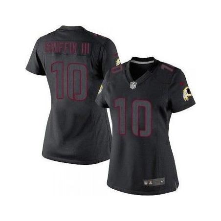 [Impact Limited] GRIFFIN III Washington #10 Womens Football Jersey - Robert Griffin III Womens Football Jersey_Free Shipping