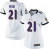 [Limited] WEBB Baltimore #21 Womens Football Jersey - Lardarius Webb Womens Football Jersey (White)_Free Shipping