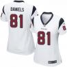 [Limited] DANIELS Houston #81 Womens Football Jersey - Owen Daniels Womens Football Jersey (White)_Free Shipping