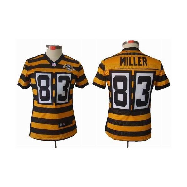 Women's Pittsburgh Steelers Heath Miller Nike Black Game Jersey