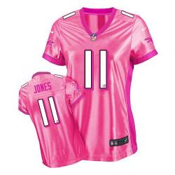 [Love pink III] JONES Atlanta #11 Womens Football Jersey - Julio Jones Womens Football Jersey (Pink)_Free Shipping