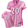 [Love pink] REED Baltimore #20 Womens Football Jersey - Ed Reed Womens Football Jersey (Pink)_Free Shipping