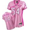 [Love pink] URLACHER Chicago #54 Womens Football Jersey - Brian Urlacher Womens Football Jersey (Pink)_Free Shipping