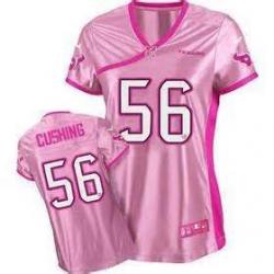 [Love pink] CUSHING Houston #56 Womens Football Jersey - Brian Cushing Womens Football Jersey (Pink)_Free Shipping