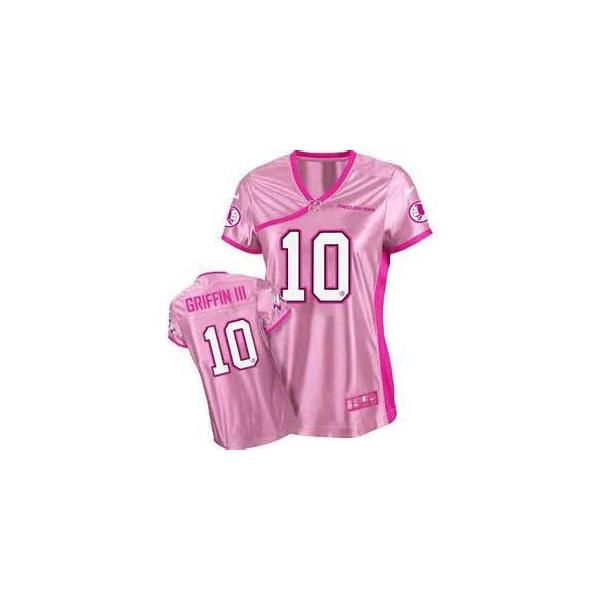 [Love pink] GRIFFIN III Washington #10 Womens Football Jersey - Robert Griffin III Womens Football Jersey (Pink)_Free Shipping