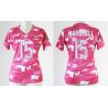 [Pink Camo] MARSHALL Chicago #15 Womens Football Jersey - Brandon Marshall Womens Football Jersey_Free Shipping