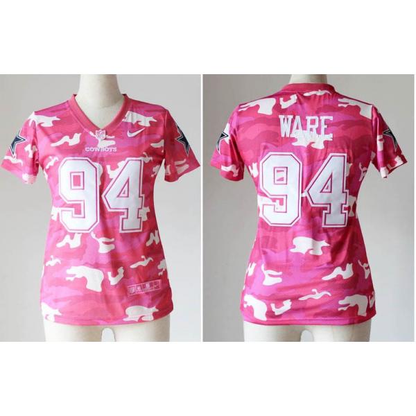 womens cowboys jersey pink