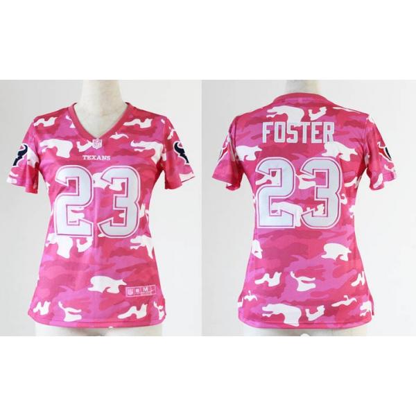 womens pink texans jersey