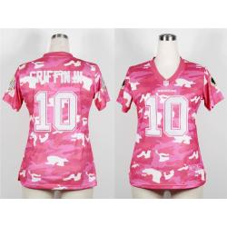 [Pink Camo] GRIFFIN III Washington #10 Womens Football Jersey - Robert Griffin III Womens Football Jersey_Free Shipping