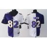 [Split] SMITH Baltimore #82 Womens Football Jersey - Torrey Smith Womens Football Jersey (Purple-White)_Free Shipping