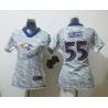 [Zebra Fashion] SUGGS Baltimore #55 Womens Football Jersey - Terrell Suggs Womens Football Jersey_Free Shipping